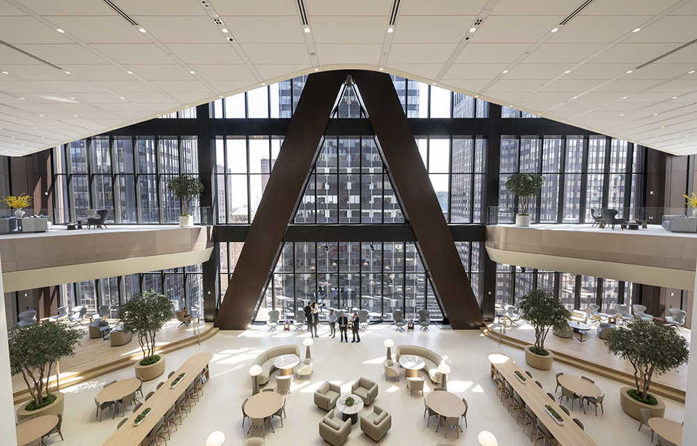 JRM Construction Management’s build-out of JPMorgan Chase global HQ named ENR New York’s Best Project, interior category